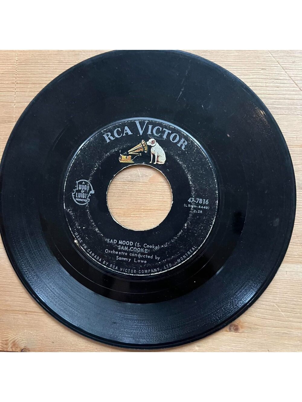 Sam Cooke - Sad Mood/Love Me 45rpm VG+ R14